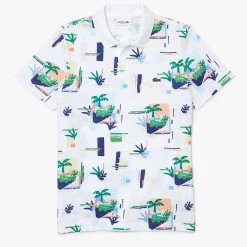 Lacoste T-Shirt - Print Polo - White - PH6481