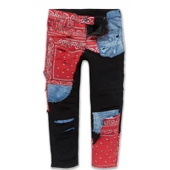 Jordan Craig Kids Jeans - Bandana - Crimson Red - JR1028K