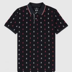 Shop All Psycho Bunny T-Shirt - Keesey Polo - Navy - B6K780J1PC