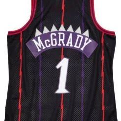Mitchell & Ness Jersey - Tracy Mcgrady Toronto Raptors - Black And Red - SMJYCP19291