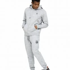 Cult Of Individuality Sweatsuit - Zip Logo - Heather Grey - 621B0-ZH22B Shop All
