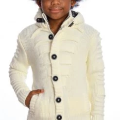 LCR Kids Sweater - Knit - Ecru - K-5607