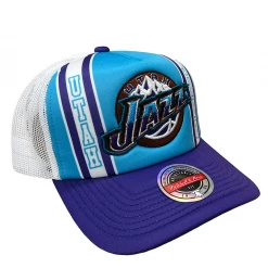 Mitchell & Ness Hat - NBA Retro Trucker Snapback Jazz - Teal - SH20032