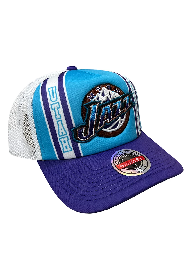 Mitchell & Ness Hat - NBA Retro Trucker Snapback Jazz - Teal - SH20032 1 Mitchell & Ness Hat - NBA Retro Trucker Snapback Jazz - Teal - SH20032