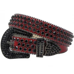 Shop All DNA Belt - Stones - Burgundy And Black - 530