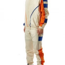 Rebel Minds Tracksuit - Full Zip Nylon - Cream - 121-812