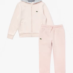 Shop All Lacoste Kids Sweatsuit - Classic Logo - Light Pink - SJ2903
