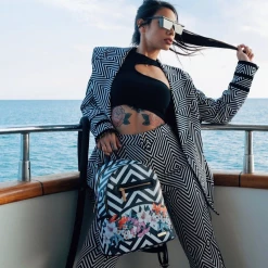 Shop All Sprayground Bag - Glasshouse Savage Backpack - Black And White - B724