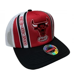Mitchell & Ness Hat - NBA Retro Trucker Snapback Bulls - Red - SH20032 Shop All