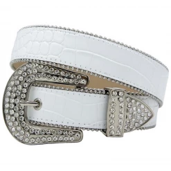 Shop All DNA Belt - Plain Snakeskin - White
