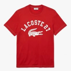 Shop All Lacoste T-Shirt - Number Graphic - Red-Rax - TH0061