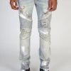 KDNK Jeans - White Paint - Blue - KND4291 Shop All