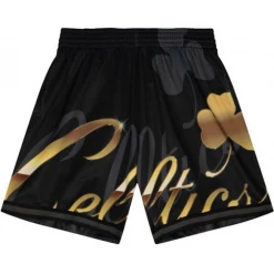 Shop All Mitchell & Ness Shorts - Big Face 4.0 Celtics - Black And Gold - PSHR1259