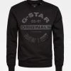 G-Star - Originals Logo GR Sweater - Dk Black - D16466