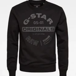 G-Star - Originals Logo GR Sweater - Dk Black - D16466