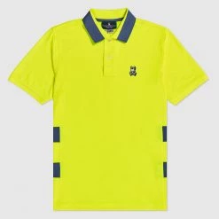 Psycho Bunny Polo - Hackney Sport Polo - Safety Yellow - B6K215N1PB