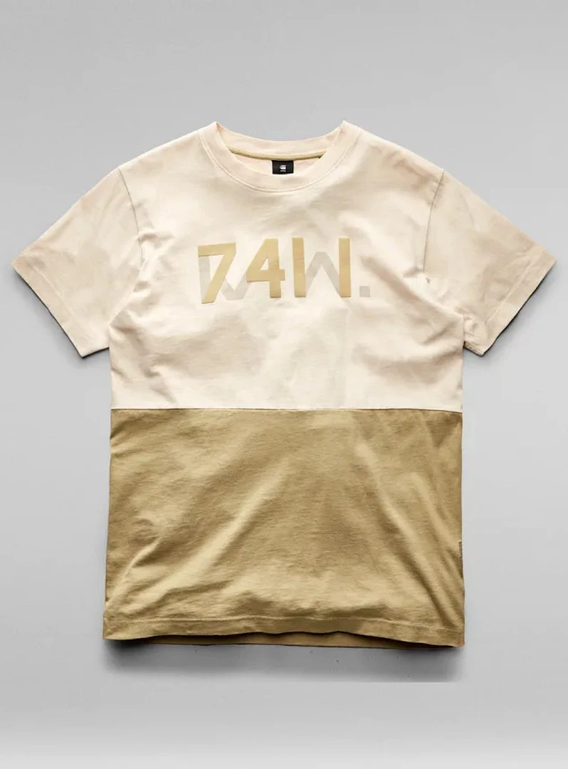 Shop All G-Star T-Shirt - 7411 Logo - Dk Talc - D21184 1 Shop All G-Star T-Shirt - 7411 Logo - Dk Talc - D21184