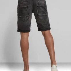 G-Star Denim Shorts - D-Staq 3D - Worn In Tar Black Restored - D10064-C526