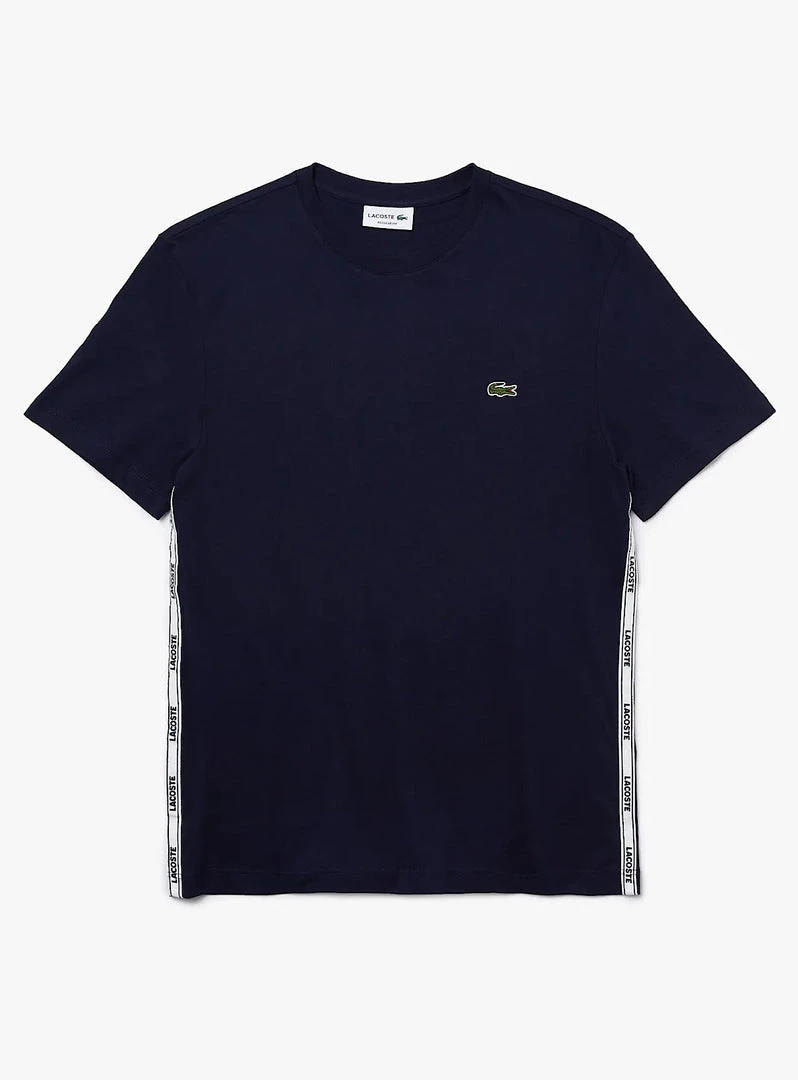 Lacoste T-Shirt - Side Print - Navy - TH1207 Shop All 1 Lacoste T-Shirt - Side Print - Navy - TH1207 Shop All