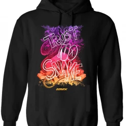 Outrank Hoodie - Trust No Snakes - Black