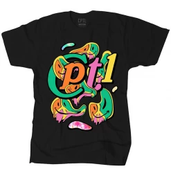 Capital Denim T-shirt - Drip - Black - CPTL05