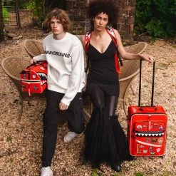 Sprayground Bag - Patches Soft Shell Carry-On Luggage - Red - 910CL140NSZ Shop All