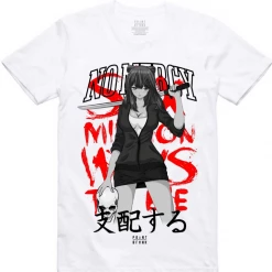 Point Blank T-Shirt - Asa Katana - White And Red