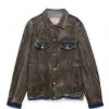 Purple-Brand Jacket - Wash - Olive And Blue - P006