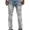 Smoke Rise Jeans - Rip & Perair - Malibu Blue - JP21732 Shop All