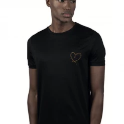 Shop All Inimigo T-Shirt - Basic Line Heart - Black - ITS8102
