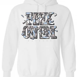 Outrank Hoodie - Flex On 'Em - White - OR1861H