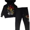 Shop All Majestik Kids Jogger Set - Money Bags - Black - KD2125