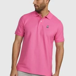 Psycho Bunny - Classic Polo - Love Pink - SP22 - B6K001S1PC Shop All
