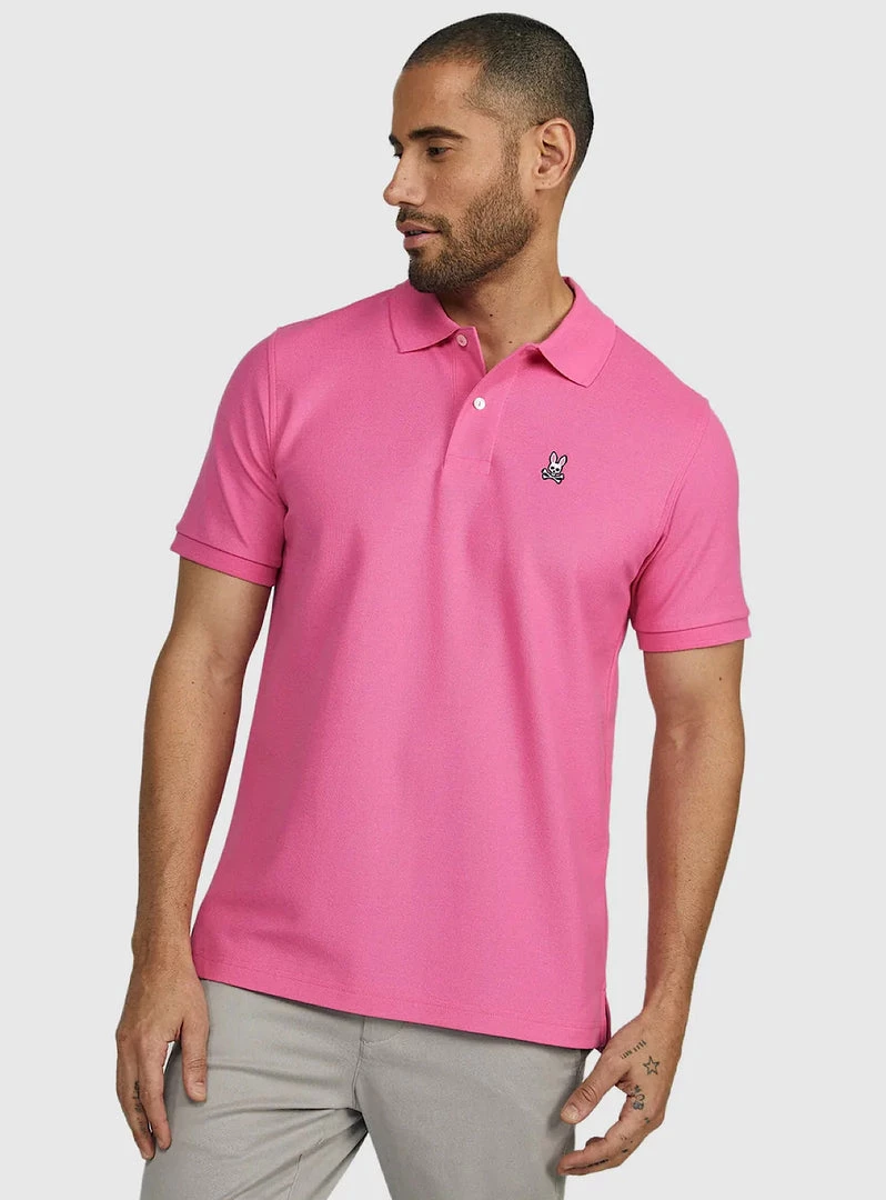 Psycho Bunny - Classic Polo - Love Pink - SP22 - B6K001S1PC Shop All 2 Psycho Bunny - Classic Polo - Love Pink - SP22 - B6K001S1PC Shop All