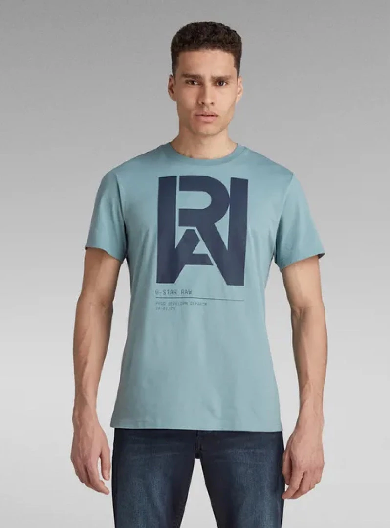 Shop All G-Star T-Shirt - Graphic Raw - Light Bright Nickel - D19893 2 Shop All G-Star T-Shirt - Graphic Raw - Light Bright Nickel - D19893