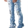 Majestik Jeans - Stacked Rips And Repair - Medium Blue - DL2240
