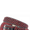 Karma Belt - Alligator - Black With Red Stones - Style 12 Shop All