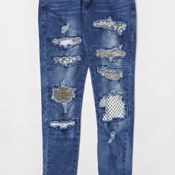 Shop All Politics Jeans - Patch - Blue