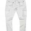Shop All Motive Denim Track Pants - Cargo Track - White - MT101