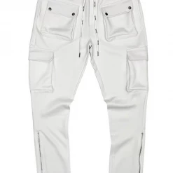 Shop All Motive Denim Track Pants - Cargo Track - White - MT101