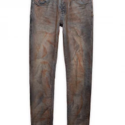 Purple-Brand Jeans - Dirty Wash - Brown And Tan - P001 Shop All