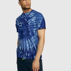 Psycho Bunny T-Shirt - Cranwich Tie Dye - Deep Royal - B6U288P1PC