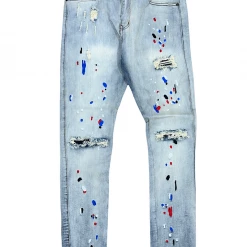 Shop All Focus Jeans - Paint Splash - Vintage Blue - 3360