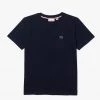 Lacoste Kids T-Shirt - Crewneck - Navy Blue - TJ1442