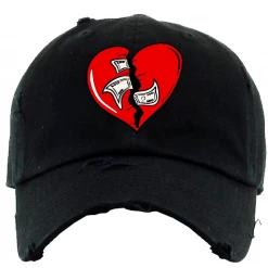 Pg Apparel Hat - Heartless - Black And Red