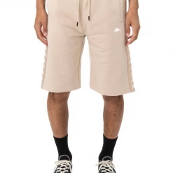 Kappa Shorts - 222 Banda Marvzin - Beige Sand And White - 34144TW Shop All
