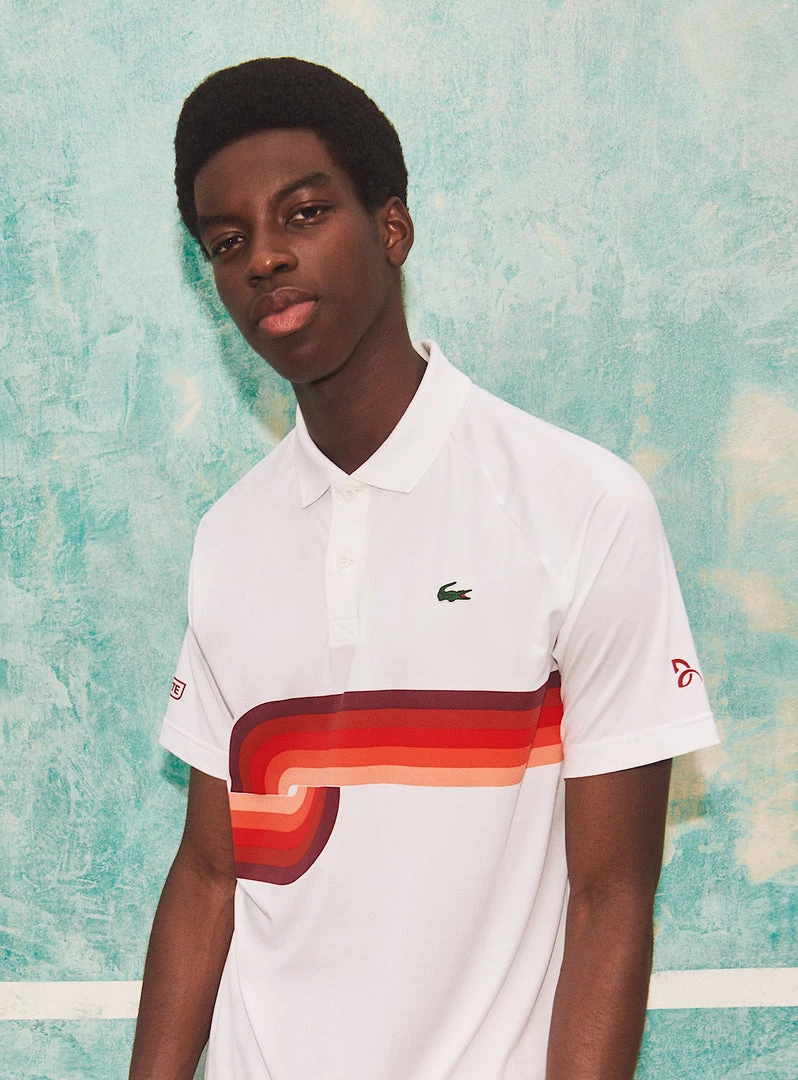 Shop All Lacoste Polo Shirt - Swirl - White And Red - DH6946 1 Shop All Lacoste Polo Shirt - Swirl - White And Red - DH6946
