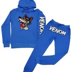 Rawyalty Jogger Set - Venom Wolf - Royal Blue