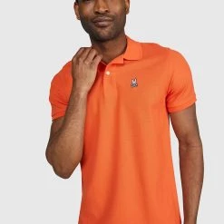 Shop All Psycho Bunny - Classic Polo - Alloy Orange - SP22 - B6K001S1PC