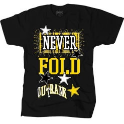 CAPITAL DENIM Outrank T-Shirt - Never Fold - Black - QS377